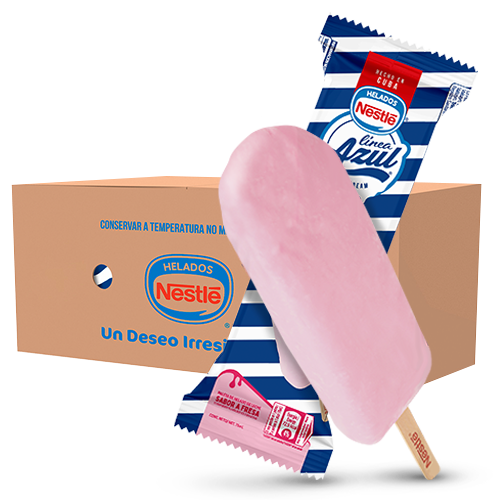 Línea Azul Strawberry Popsicles