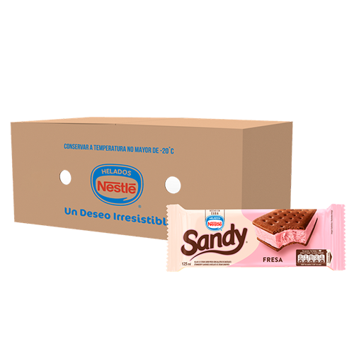 Bocadito de Helado Sandy, Sabor Fresa