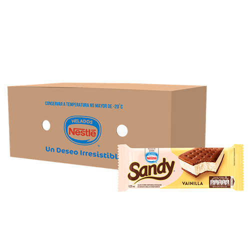 Bocadito de Helado Sandy, Sabor Vainilla